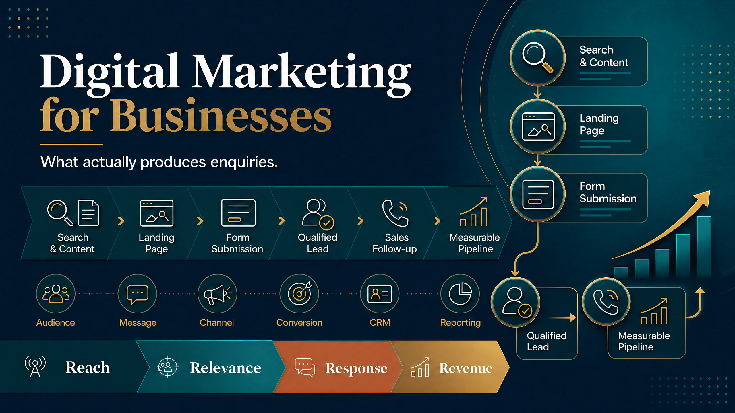 Digital Marketing for Businesses: What Actually Produces Enquiries