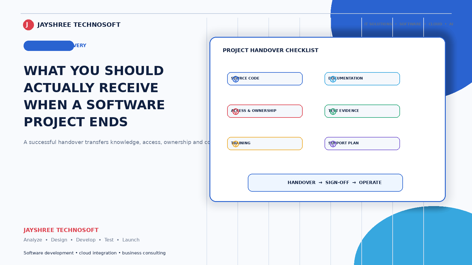 What You Should Actually Receive When a Software Project Ends
