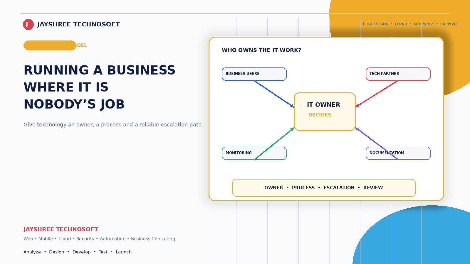Running a Business Where IT Is Nobody's Job
