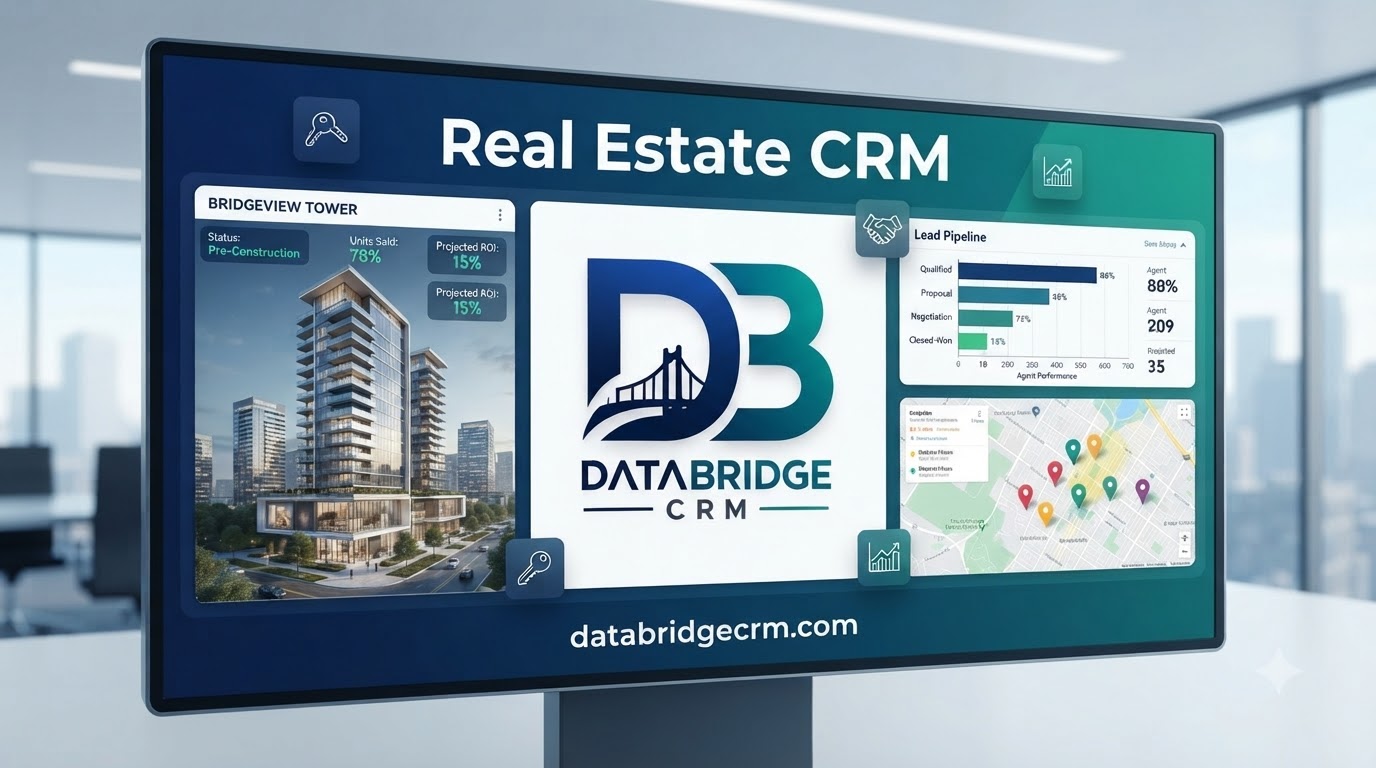 Real Estate CRM by DataBridgeCRM: From First Enquiry to Closed Deal