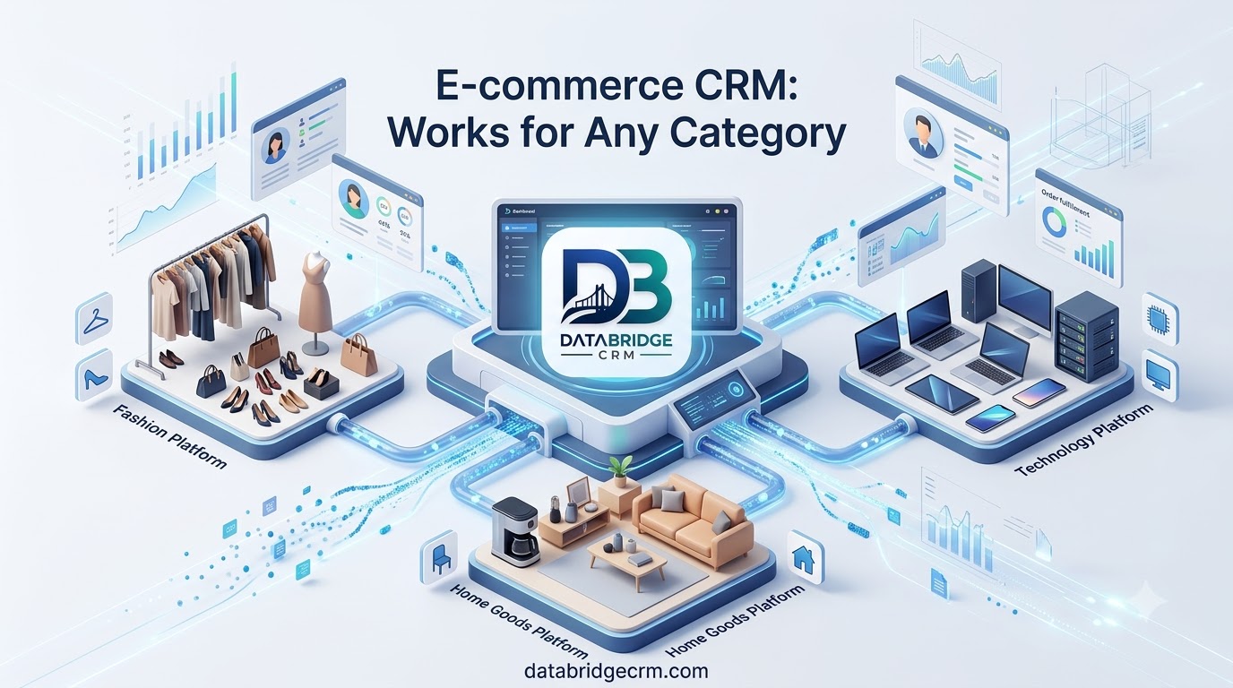 How DataBridgeCRM's E-commerce CRM Works for Any Product Category You Sell